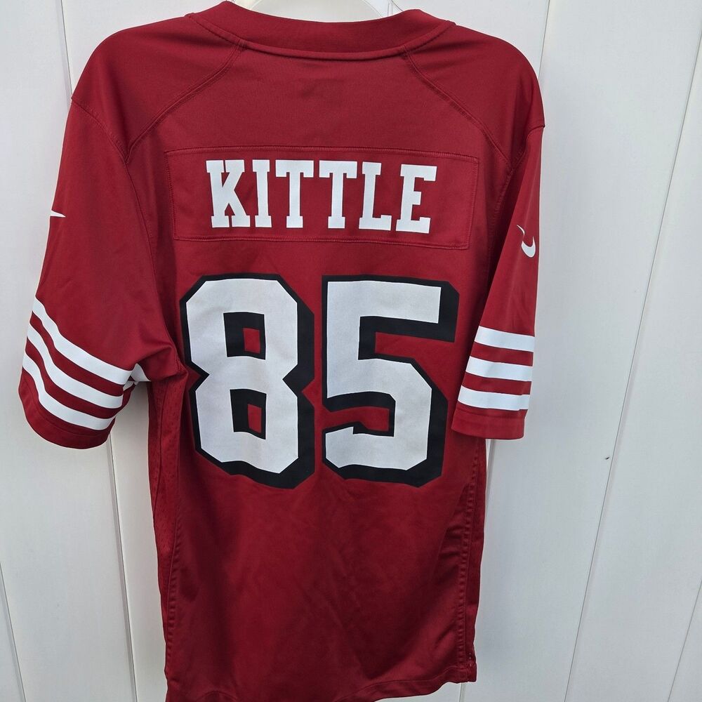 George Kittle #85 Scarlet San Francisco 49ers NFL Football Jersey Size Small